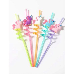 Unicorn Straw 4 Pieces